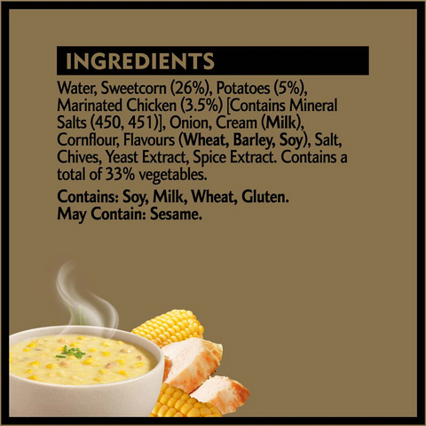 Heinz Classic Chicken & Sweetcorn Soup 535g