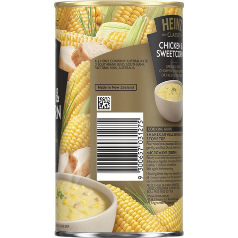 Heinz Classic Chicken & Sweetcorn Soup 535g