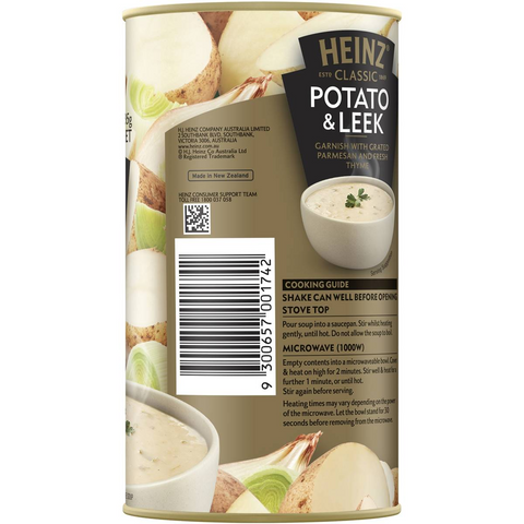 Heinz Classic Potato & Leek Soup Canned Vegetable Soup 535g