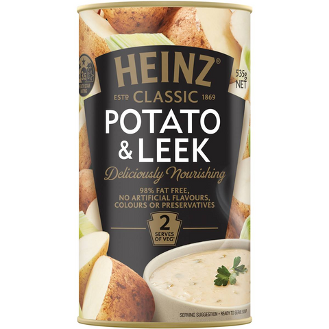 Heinz Classic Potato & Leek Soup Canned Vegetable Soup 535g