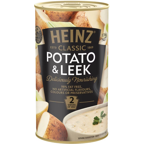 Heinz Classic Potato & Leek Soup Canned Vegetable Soup 535g