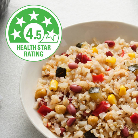 Edgell Nourish Bowl Zesty Cauli Rice Salad With Beans And Veggies 180g