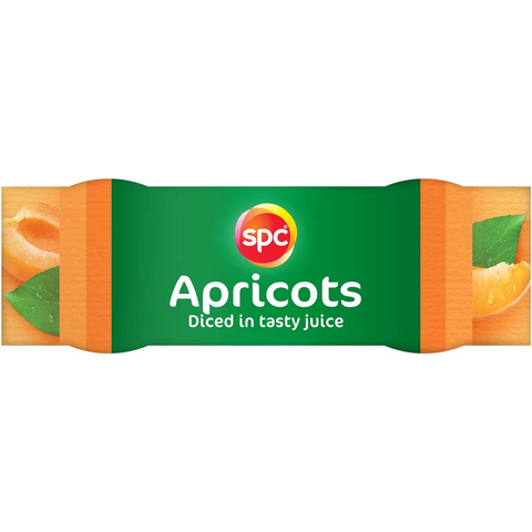 Spc Diced Apricots In Juice Fruit Cups 4 X 120g