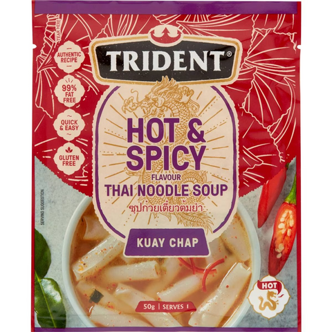 Trident Hot & Spicy Flavour Thai With Noodles Soup 50g