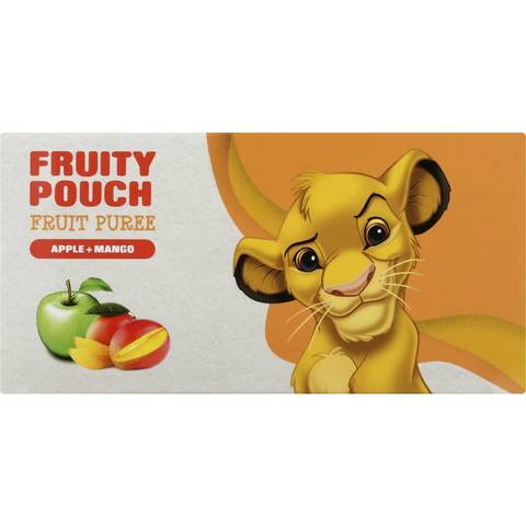 Snacktacular Fruit Pouch Apple & Mango Puree 90g X 5 Pack