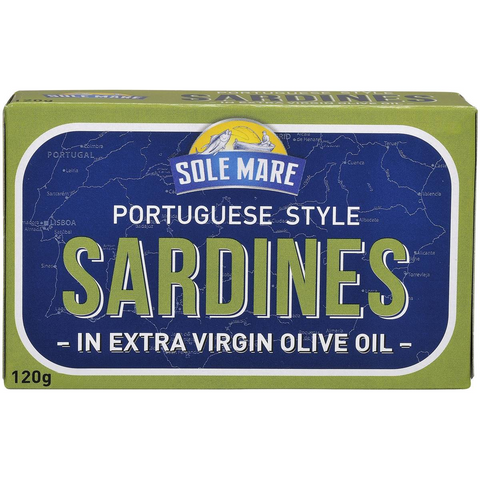 Sole Mare Portuguese Style Sardines 120g