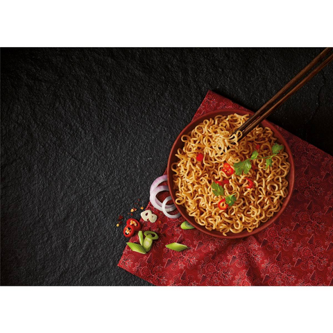 Maggi Fusian Mi Goreng Hot & Spicy Flavour Instant Noodles 12 Pack