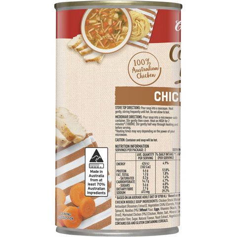 Campbell's Country Ladle Soup Chicken Noodle 500g