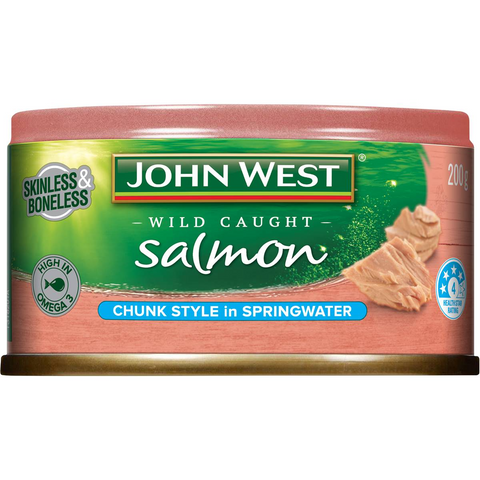 John West Wild Caught Salmon In Springwater 200g