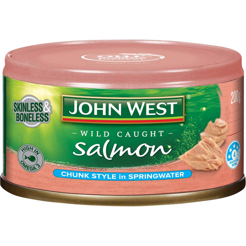 John West Wild Caught Salmon In Springwater 200g