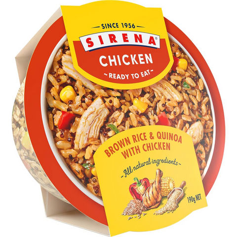 Sirena Brown Rice & Quinoa With Chicken 190g