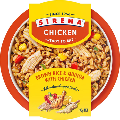 Sirena Brown Rice & Quinoa With Chicken 190g