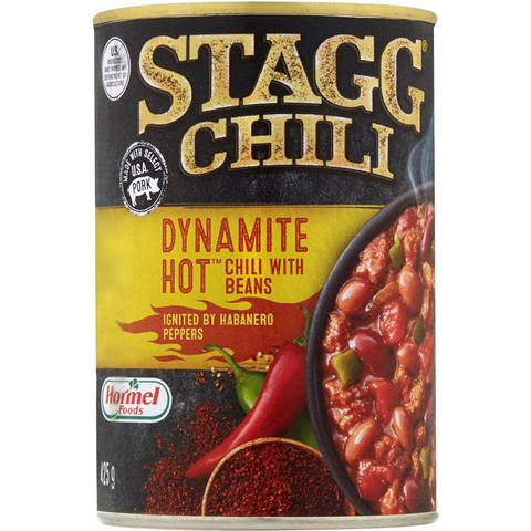 Stagg Dynamite Hot Chili With Beans 425g