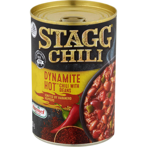 Stagg Dynamite Hot Chili With Beans 425g