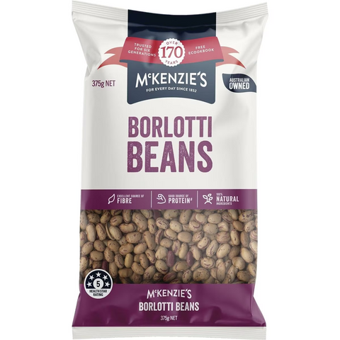 Mckenzie's Dried Veg Borlotti Beans 375g