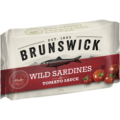 Brunswick Sardines Tomato Sauce 106g