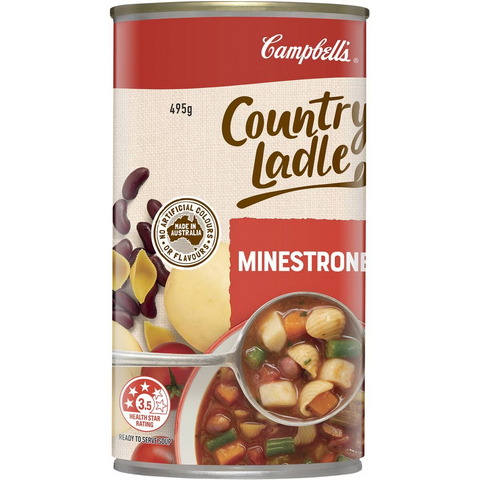 Campbell's Country Ladle Soup Minestrone 495g