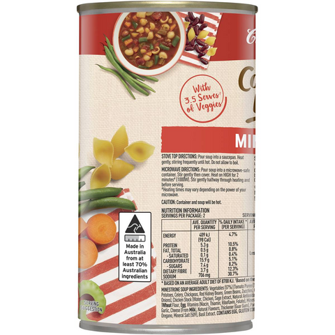 Campbell's Country Ladle Soup Minestrone 495g