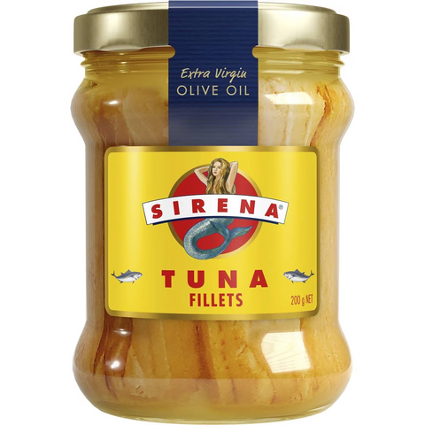 Sirena Tuna Fillets In Extra Virgin Olive Oil 200g