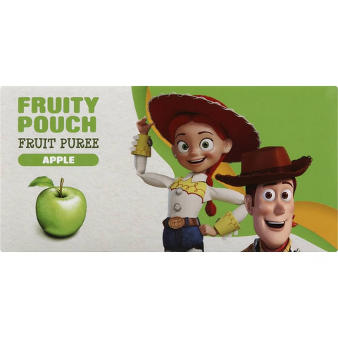 Snacktacular Fruity Pouch Puree Apple 90g X 5 Pack