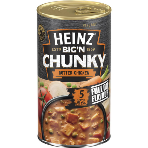 Heinz Big N Chunky Butter Chicken Soup Ready Meals 535g