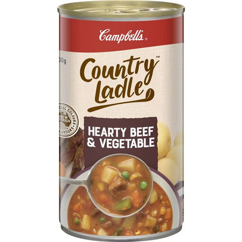 Campbell's Country Ladle Soup Hearty Beef & Vegetable 500g