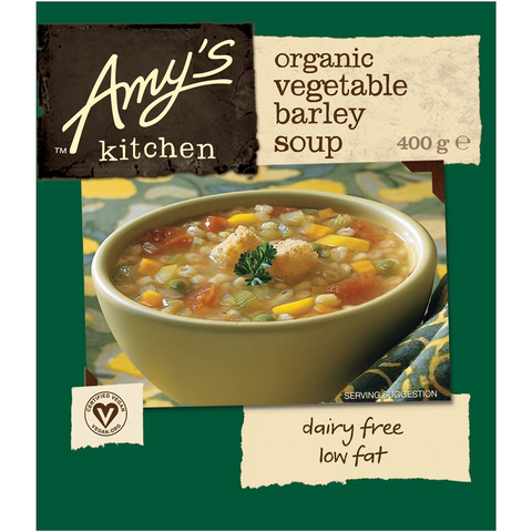 Amy's Kitchen Organic Vegetable Barley Soup 400g