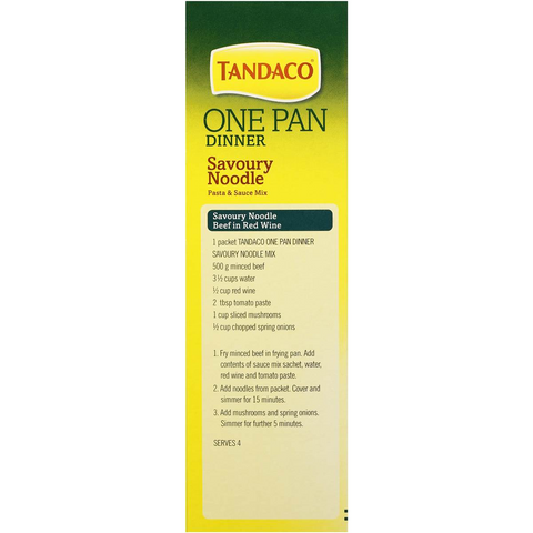 Tandaco One Pan Dinner Savoury Noodle 200g