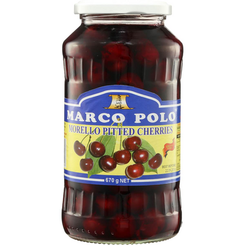 Marco Polo Pitted Cherries Pitted Fresh 670g