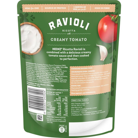 Heinz Ravioli With Creamy Tomato 350g