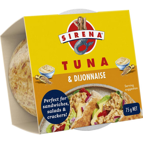 Sirena Snacking Tuna Dijonnaise 75g