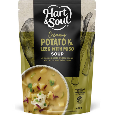 Hart & Soul Potato & Leek With Miso Soup 400g