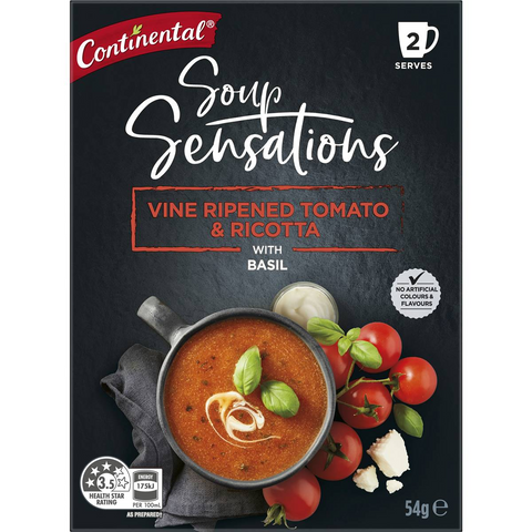 Continental Soup Sensations Vine Ripened Tomato & Ricotta Serves 2 54g