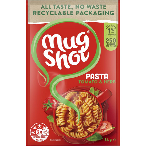 Mug Shot Tomato & Herb Pasta 64g