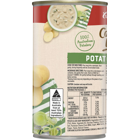 Campbell's Country Ladle Soup Potato & Leek 505g