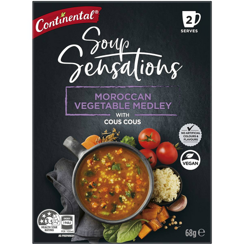 Continental Soup Sensations Moroccan Vegetable Medley Serves 2 68g