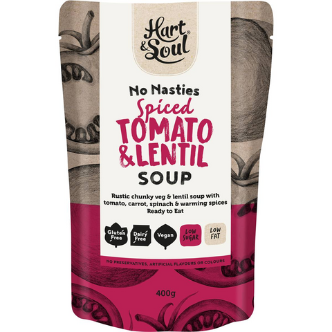 Hart & Soul Spiced Lentil Soup Pouch 400g