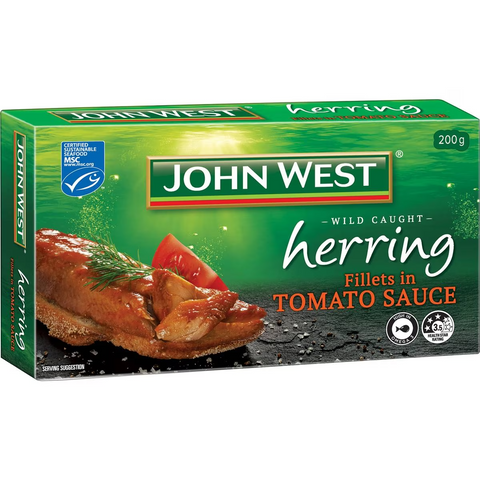 John West Herring Fillets In Tomato Sauce 200g