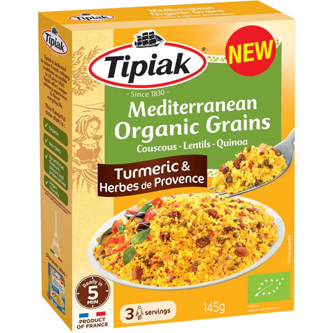 Tipiak Mediterranean Grains Turmeric & Herbs 145g