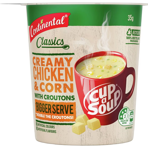 Continental Classics Cup A Soup Creamy Chicken & Corn Bigger Serve 35g