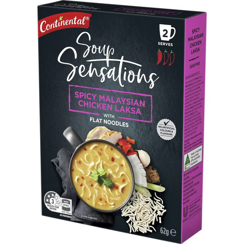 Continental Sensations Spicy Malaysian Chicken Laksa With Noodles 62g