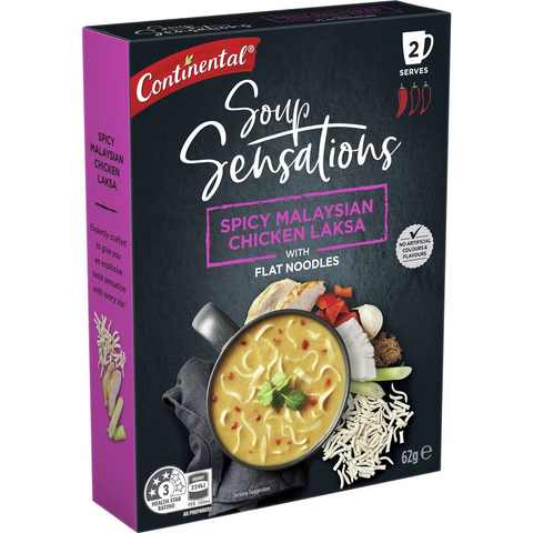 Continental Sensations Spicy Malaysian Chicken Laksa With Noodles 62g