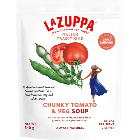 La Zuppa Soup Pouch Italian Style Tomato & Veg 540g