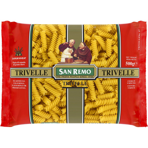 San Remo Trivelle Pasta 500g