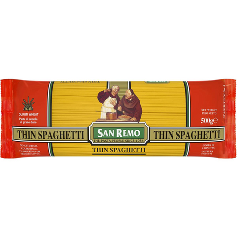 San Remo Thin Spaghetti No. 4 500g