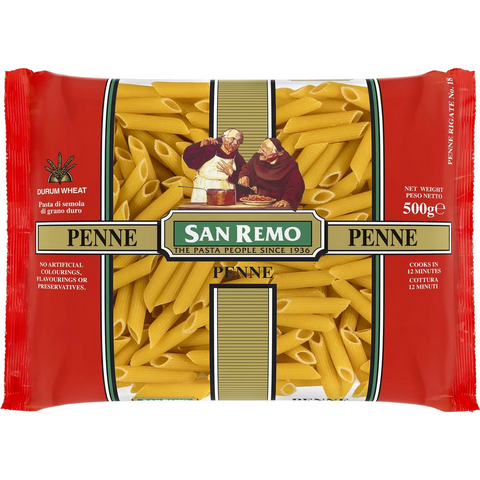 San Remo Penne Pasta No 18 500g