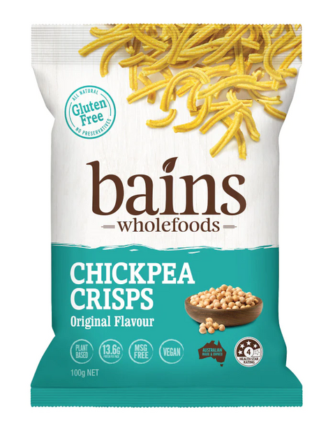 Bains Wholefoods Chickpea Crisps Original 100g