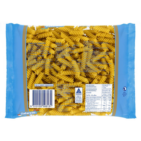 Zafarelli Fusilli Pasta No 17 500g