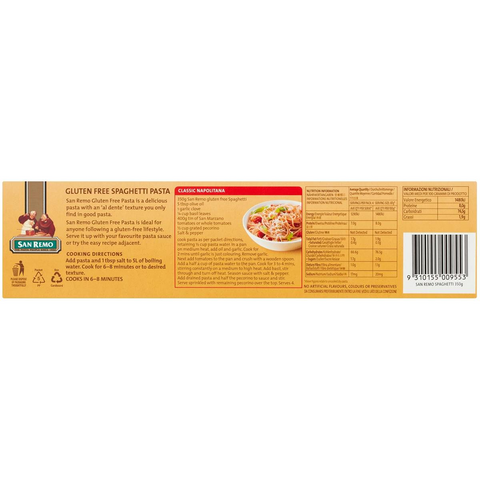 San Remo Gluten Free Spaghetti 350g