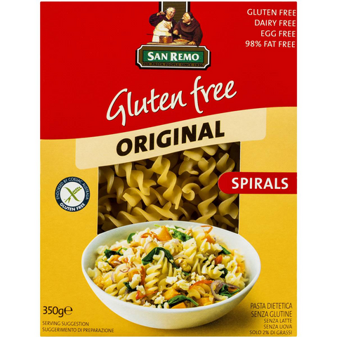 San Remo Gluten Free Spirals 350g